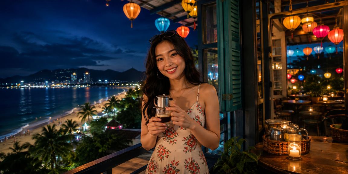 Người chơi tại Nha Trang theo dõi sports betting mk1 tại quán cà phê ven biển